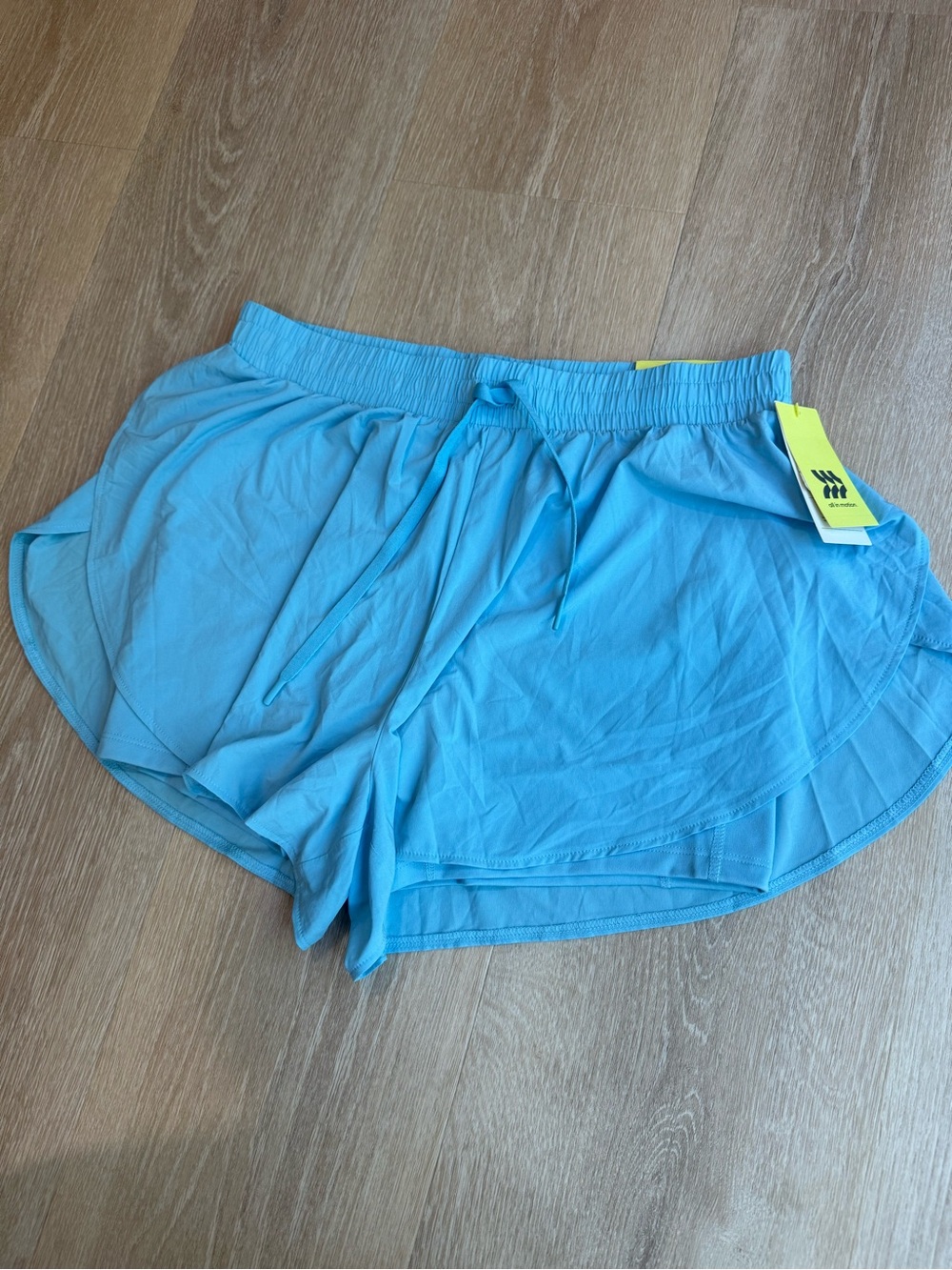 all in motion Light Blue Women's Athletic Running Shorts
